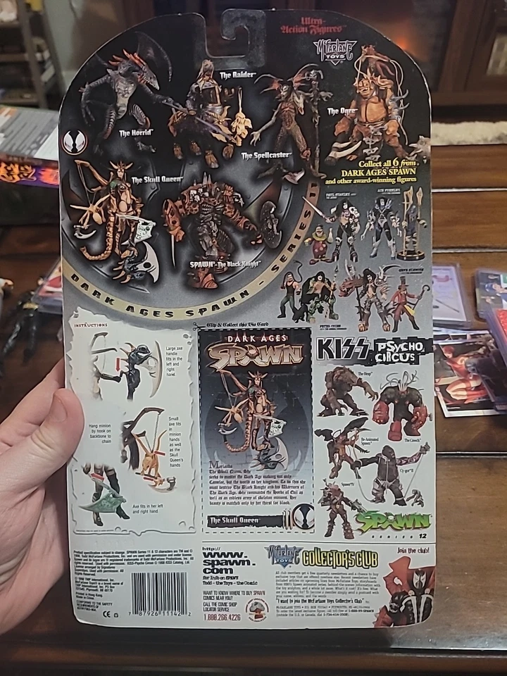 McFarlane Toys Spawn The Dark Ages Series 11 The SKULL QUEEN Ultra Figure 1998 — 第 3/3 张图片