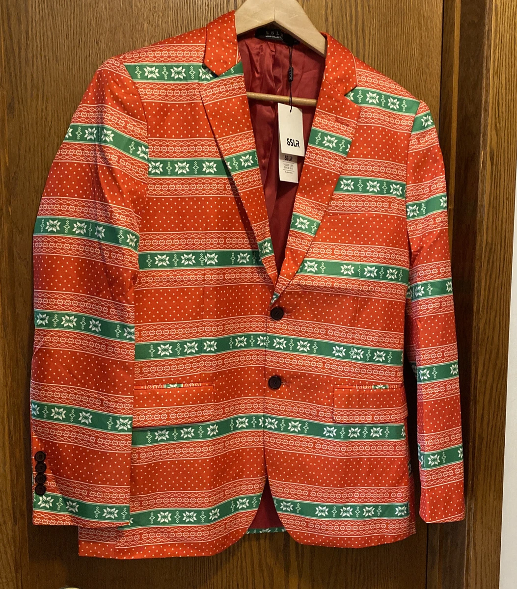 Mens ugly store christmas blazer