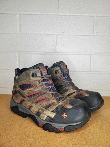Merrell Moab Vertex Waterproof Comp Toe Work Boots J11515W Mens Size 11W