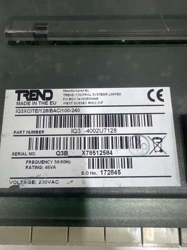 TREND IQ3XCITE/128/BAC/100-240 IQ3-4002U7128 Interface Controller - Picture 8 of 8