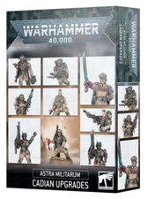 Astra Militarum Cadian Upgrades Sprues Sheet Tank Commander Warhammer 40K