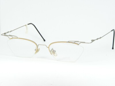 Vintage ARTE MOD 5101 17 GOLD /APLE-WHITE EYEGLASSES GLASSES FRAME 51-19-142mm 