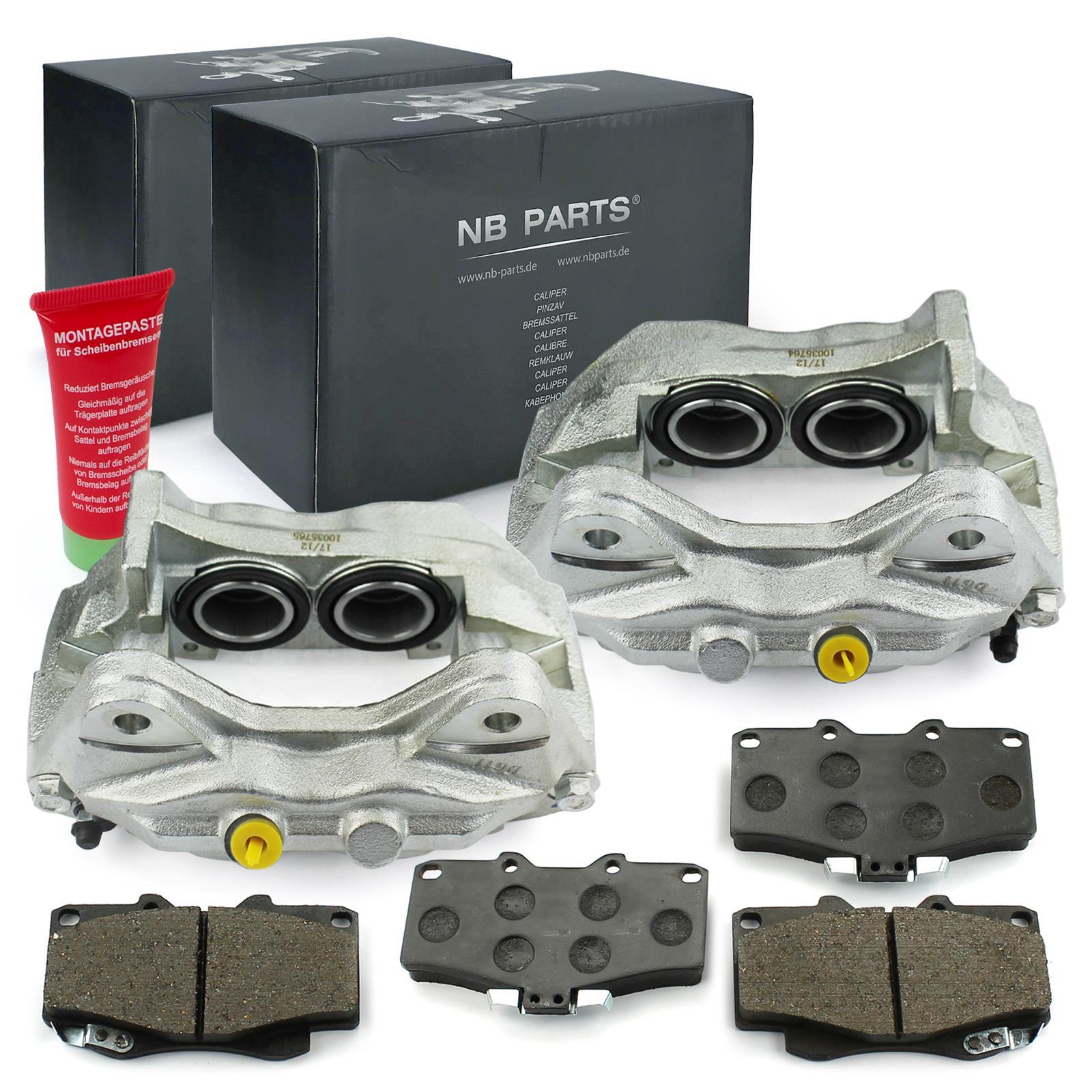 Brake Calipers Brake Pads Front for Toyota Land Cruiser 90 J9 4 Runner