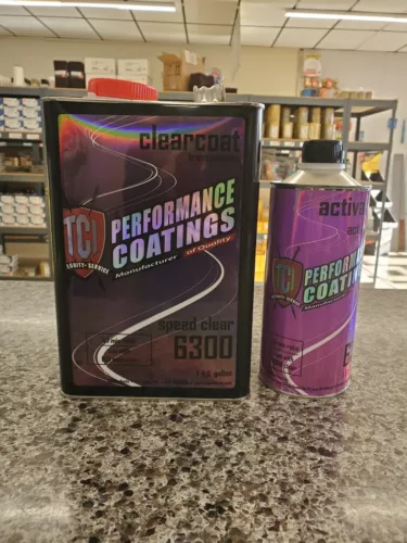 Automotive Clear Coat Fast Dry 2K Urethane, 4:1 Gallon Kit (Can Buff in 1-2 Hrs)