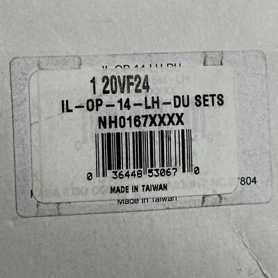 Kaba Ilco IL-OP-14-LH-DU Offset Pivot Hinge Set Half Surface  