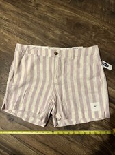old navy everyday shorts 12 womens 5  Purple And White Stripes
