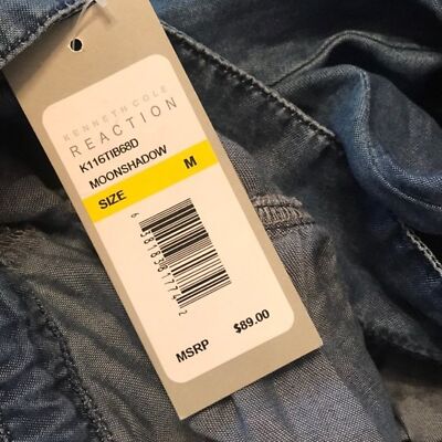 kenneth cole reaction denim dress Kenneth Cole Women's Hourglass Sleeveless Sheath Denim Mini Dress