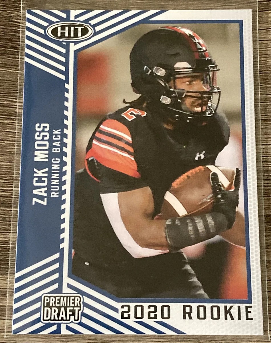 2020 SAGE HIT Blue RC ZACK MOSS BUFFALO BILLS | eBay