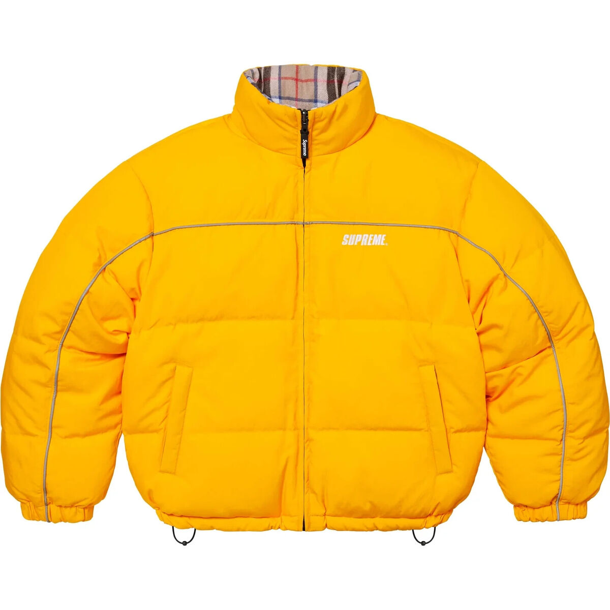 Supreme Reversible Puffer Jacket Black Navy Yellow 3colors Supreme Reversible Puffer Jacket Black Navy Yellow 3colors