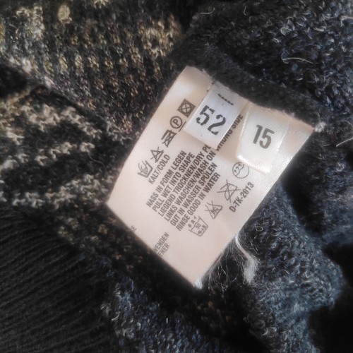 Carlo Colucci Pullover Wolf Pulli Gr. 52 Vintage Pullover - Picture 7 of 9