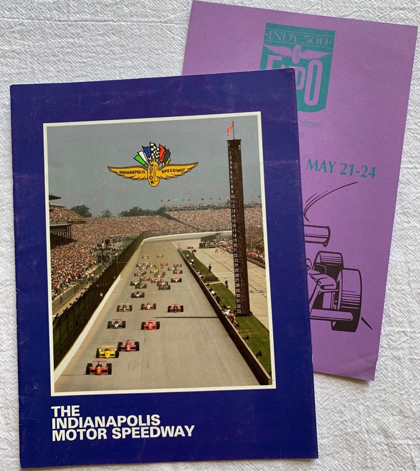 1992 76th Annual Indianapolis 500 Schedule Of Events W Expo Insert EBay