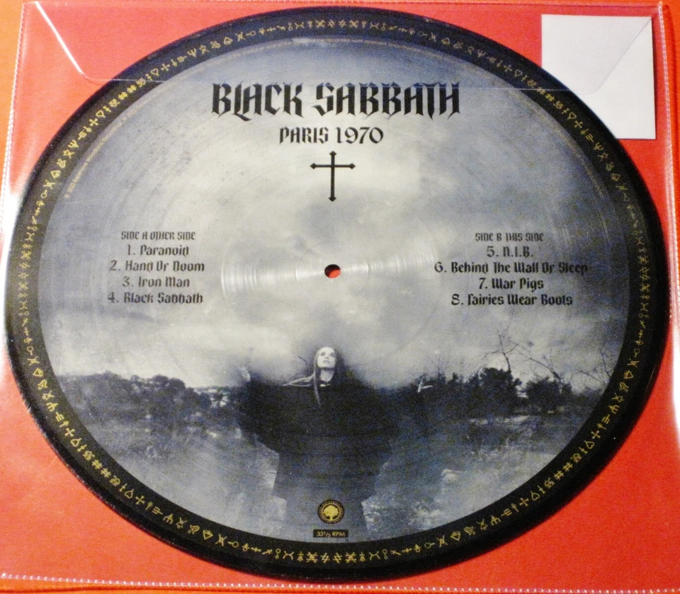 Black Sabbath: Paris 1970 - Limited Edition LP Picture Disc Vinyl Record EU NEW - Image 3 of 3