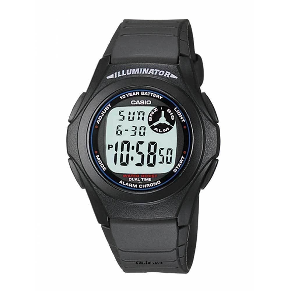 Casio F-200W-1ADF-P Unisex Digital Watch with Basic Functions