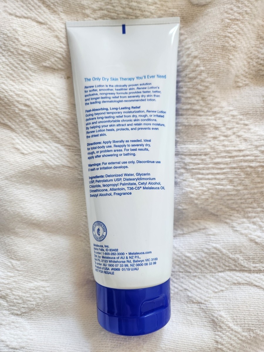 Melaleuca RENEW Intensive Skin Therapy Lotion 8 Oz Brand New