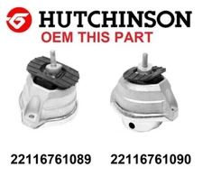 HUTCHINSON OE Corteco Engine Motor Transmission Mount Kit For BMW  22116761089