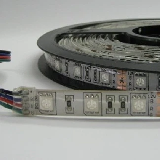 STRISCIA A LED SMD 5050 300LED 5 METRI STRIP RGB BOBINA LUCE MULTICOLOR COLORI - Immagine 3 di 4