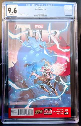 THOR #2 2015 CGC 9.6 1st Full JANE FOSTER as THOR NM+ High Grade!!