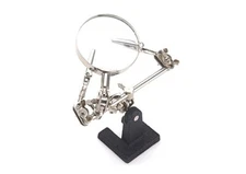 Helping Hand Magnifier Tool Jewelry Magnifying Glass Soldering Iron Clamp Holder