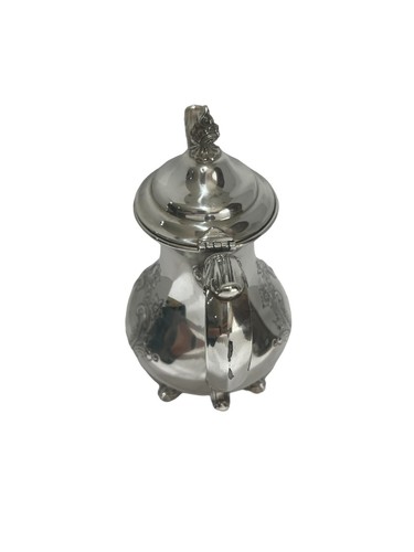 Tetera Gorham Duchess YC 1901-C Perseguida a Mano 3 Pintas Plata EP Café De Colección - Imagen 10 de 22