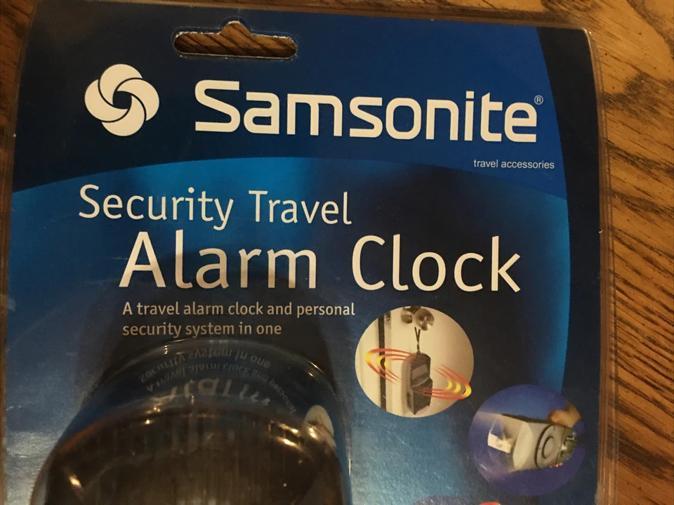 Samsonite Personal Security System & Travel Alarm Clock All in One! A6 - Image 3 of 4