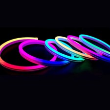 12V RGB Soft LED Neon Lights Strip Flexible Waterproof Silicone Tube Lighting