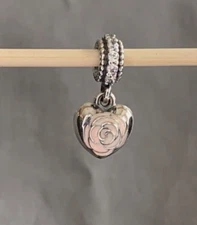 Authentic Pandora Silver Mother's Rose Charm Gift Box 2015 USB793000 NEW