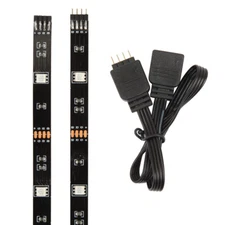 5V 5050 60SMD/M RGB LED Strip Light Bar TV Back Lighting Kit+USB Remote Control