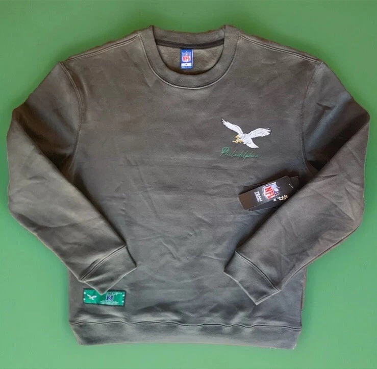 Philadelphia Eagles VERDE KELLY SUDADERA RETRO CUELLO REDONDO Suéter NFL-Hombres M-NUEVO CON ETIQUETAS Foto 2 de 4