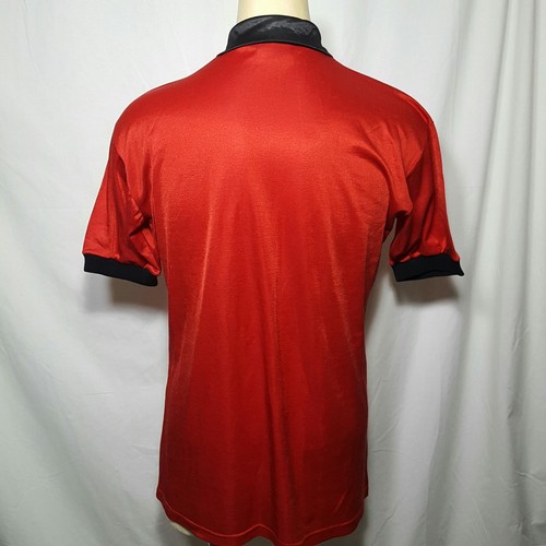 Polo a maniche corte da uomo Doss XL Rosso Arbitro Vintage Made in USA - Foto 2 di 5