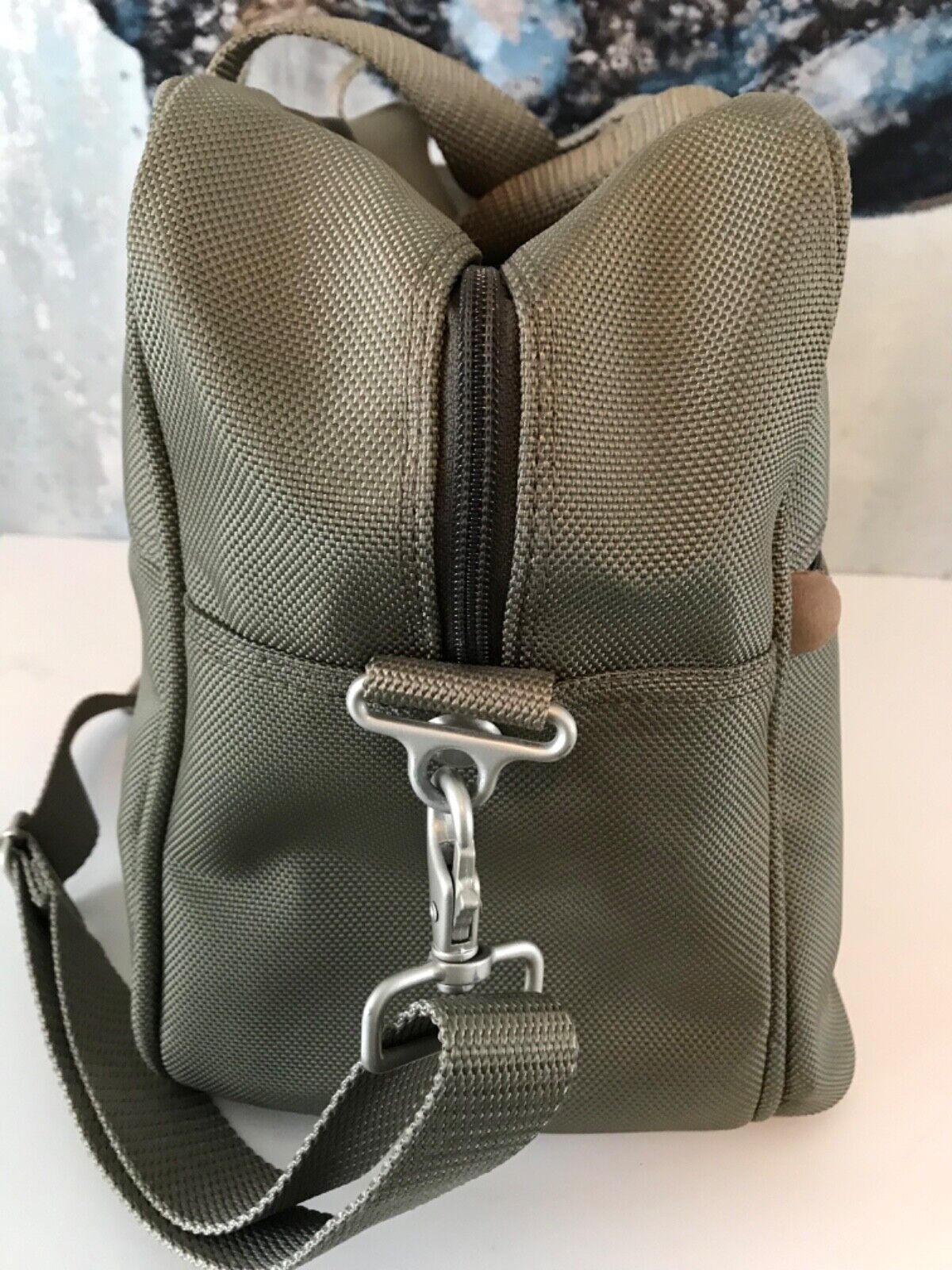 Briggs & Riley Overnight Weekender Carryon Olive Ballistic Strap 16" USED ONCE!