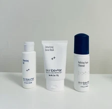 Skinbetter Science-Ultimate Cleansing TrioKit /Scrub+Gel+Foam W/ Free Pouch