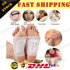 50 PCS Cleansing Detox Foot Pads Patches Pain Relief Toxins Herbal Organic