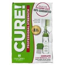 Lice Clinics of America CURE! Professional Strength Complete Lice Removal Kit