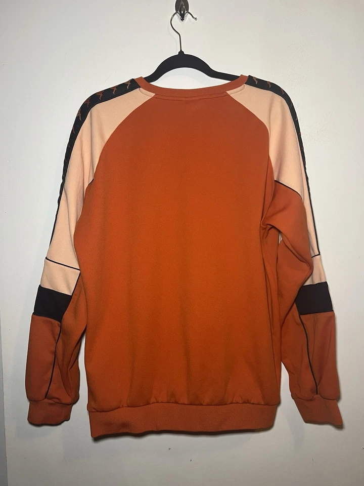 Camisa Kappa Naranja y Negra Manga Larga Talla L Cuello Redondo Foto 3 de 4