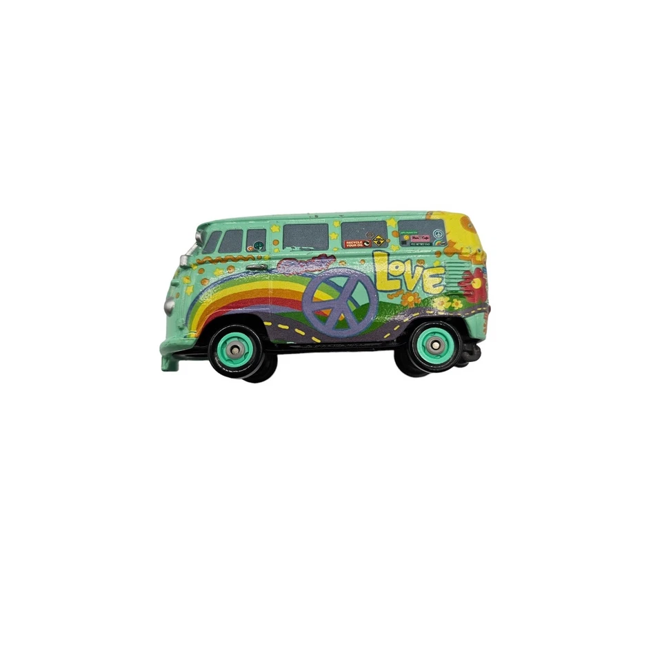 Disney Pixar Cars Fillmore Volkswagen Van Peace Love - Loose - Image 2 of 3