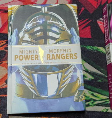 Mighty Morphin Power Rangers HC Deluxe:Year one/ Necessary Evil Beyond the Grid