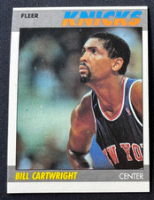 BILL CARTWRIGHT 1987-88 FLEER NEW YORK KNICKS