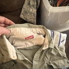 8 Wrangler Men's  XL Solid Cotton Button-Up Collared  shirt lot — photo 8