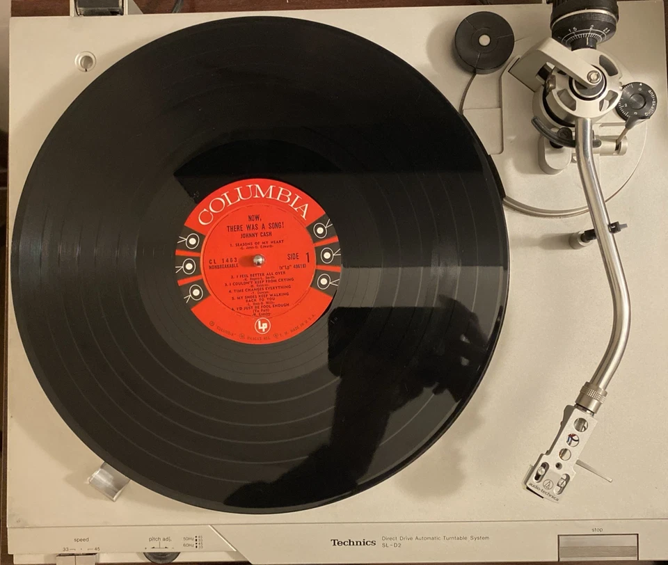 JOHNNY CASH "Now, There Was A Song!" Vinyl LP COLUMBIA CL 1463 MONO 1961 EX/G+ - Image 2 of 4