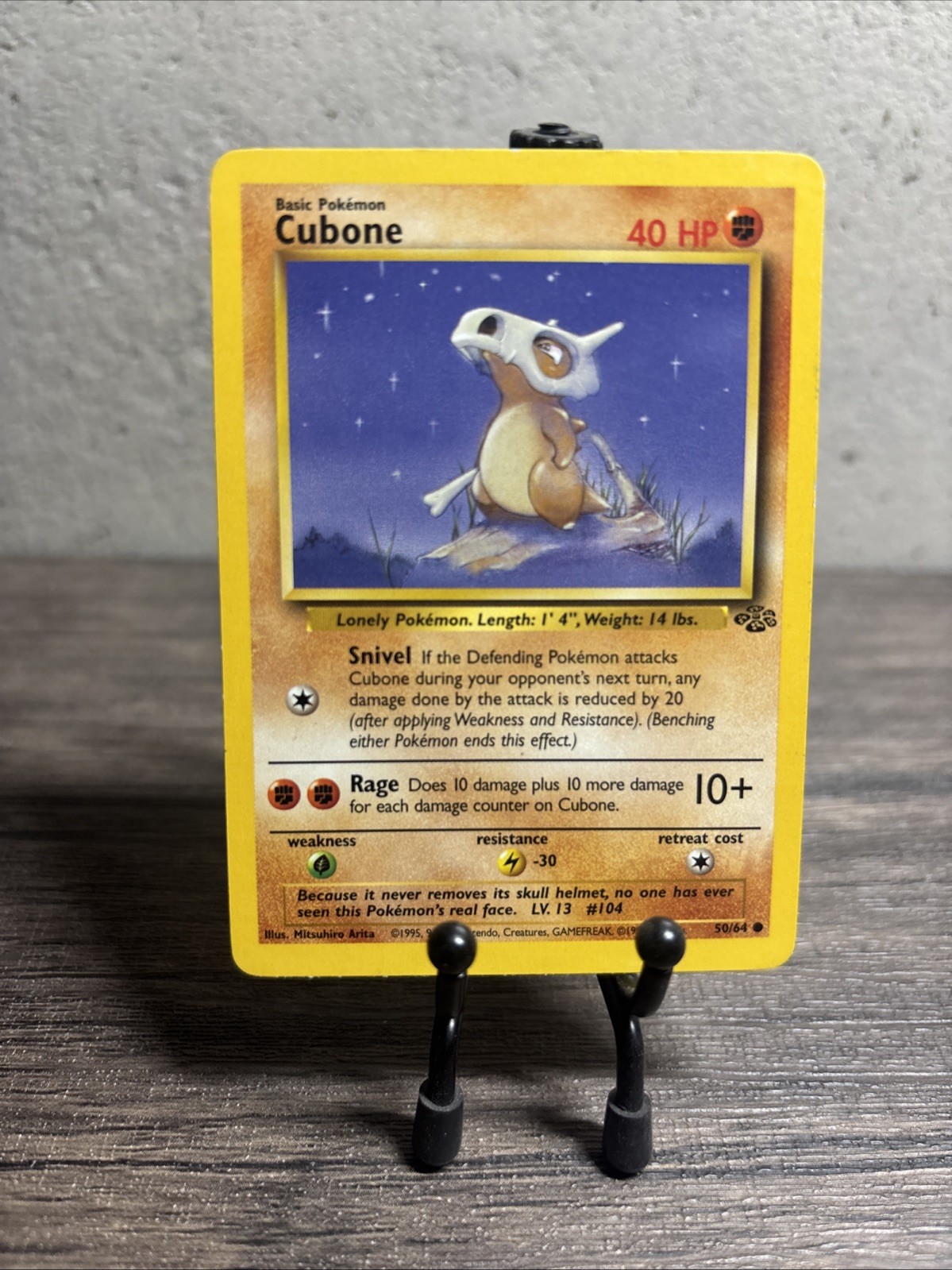 Cubone 50/64 Jungle Regular Common-Vintage-Pokemon TCG-Fast Shipping-NM!!