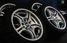 Original BMW 3er e46 M Alufelgen 17 Zoll Sommerräder Satz 225 45 245 40 r17