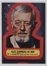 1977 Star Wars Stickers Alec Guinness Obi-Wan Kenobi as Ben 
