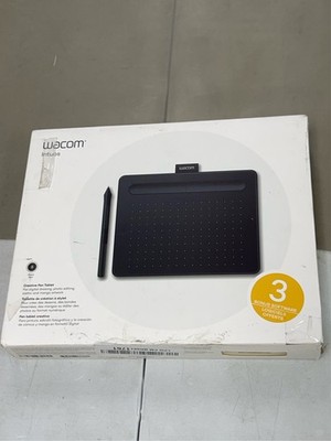 Wacom Intuos Graphics Drawing Tablet, 3 Bonus Software Included, 7.9''x 6.3'', B 1