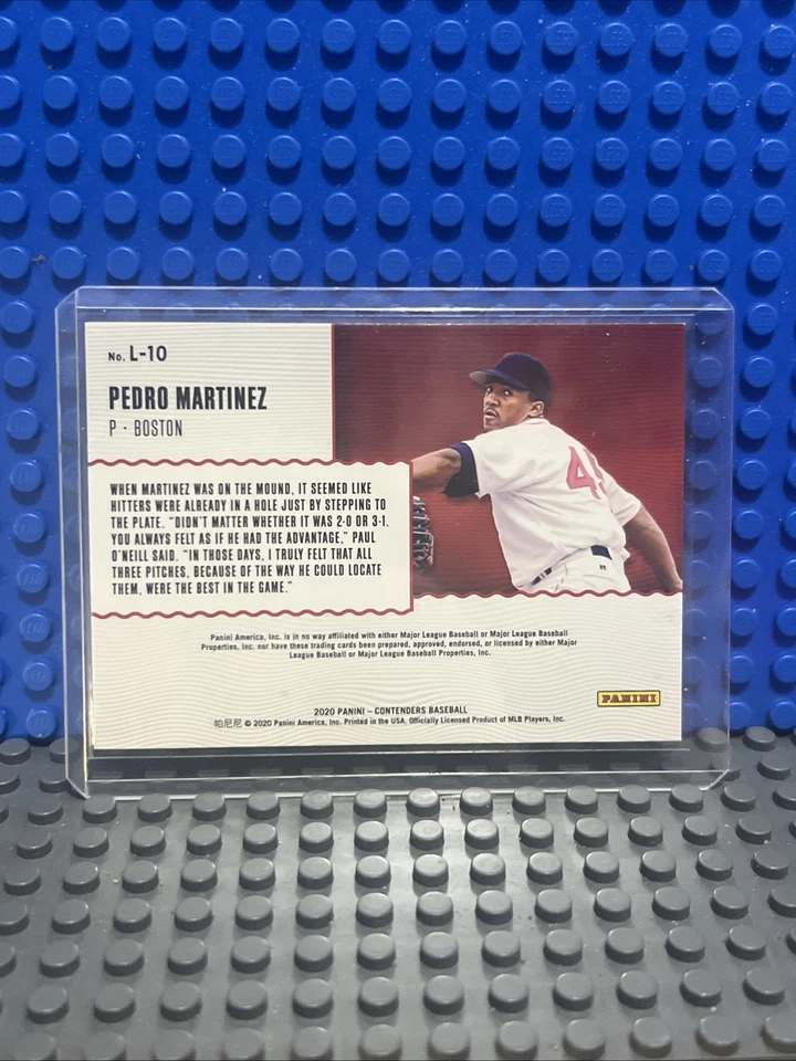 2020 Panini Contenders - Legacy Pedro Martinez #L-10 - Image 2 of 2