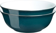Denby - Greenwich Cereal Bowls Set of 2 - Dishwasher Microwave Safe Crockery 65