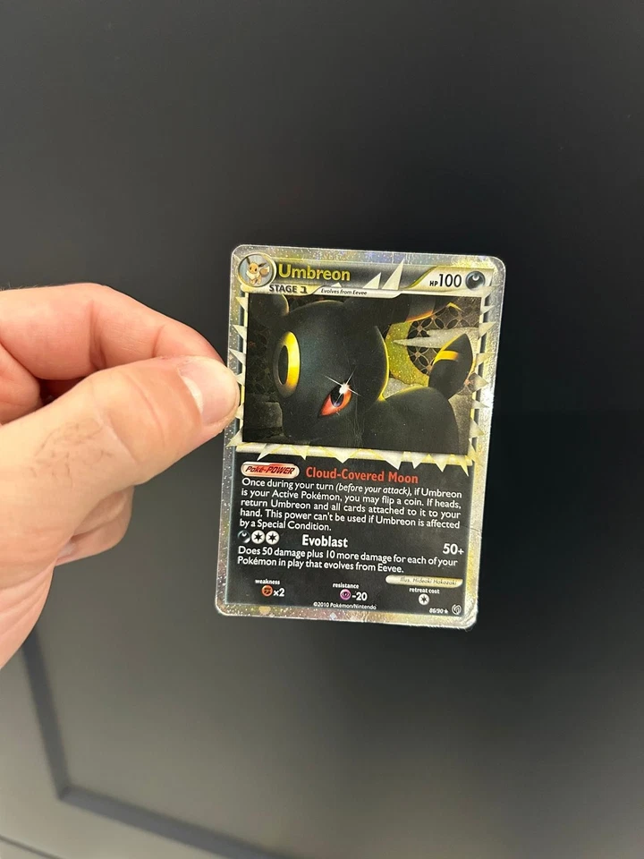 Umbreon Prime HGSS Undaunted 86/90 Holo Ultra Rare 2010 Pokemon Card PLAYED/POOR - Image 3 of 4