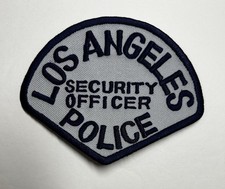 VINTAGE CALIFORNIA LA PD LOS ANGELES POLICE SECURITY OFFICER PATCH #PDD24