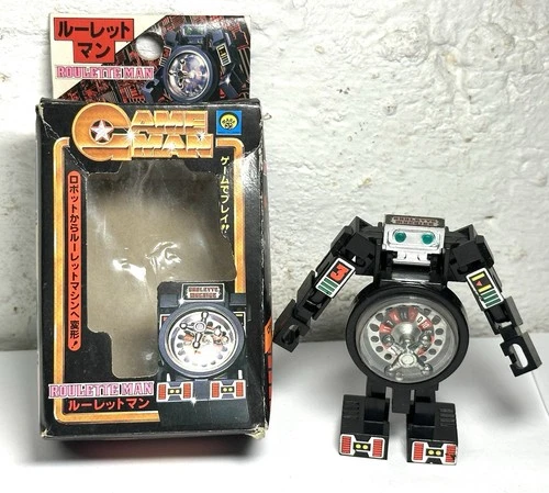 ✨RARE! VTG Japanese 80s Toy Rouletteman Transformers Robot Figure Toy Boxed✨
