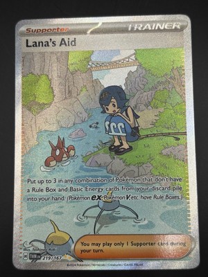 Lana's Aid SV06 Twilight Masquerade Trainer Pokémon TCG Card 219/167