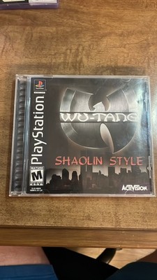Wu-Tang: Shaolin Style PS1 PlayStation 1 1999 Activision CIB w/ Manual NTSC